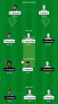 KAN vs DAM Dream11 Prediction - Sri Lankan NSL One-Day